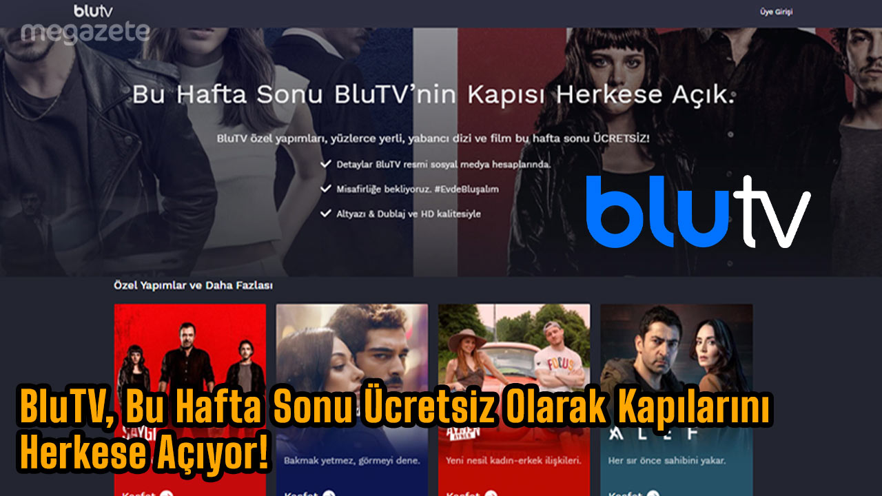 BluTV, Bu Hafta Sonu Ücretsiz Olarak Kapılarını Herkese Açıyor! 4 Aralık