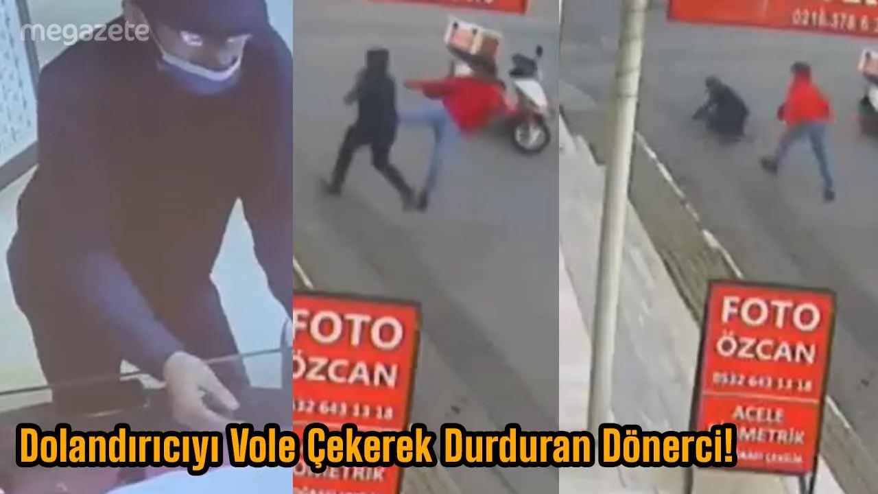 Dolandırıcıyı Vole Çekerek Durduran Dönerci!
