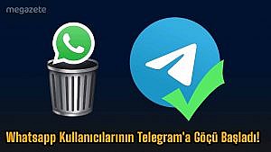 Whatsapp Kullanıcılarının Telegram'a Göçü Başladı! #WhatsAppSiliyoruz