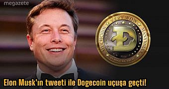 Elon Musk’ın tweeti ile Dogecoin uçuşa geçti!